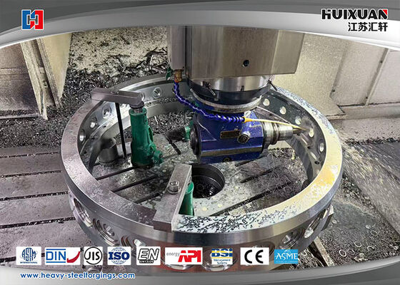 Μηχανοκίνητο ρουλέα δαχτυλίδι σφυρηλάτησης θερμική επεξεργασία κράμα χάλυβα